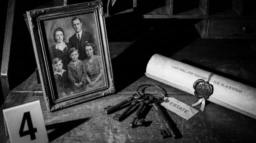 Forensic photography of family inheritance evidence