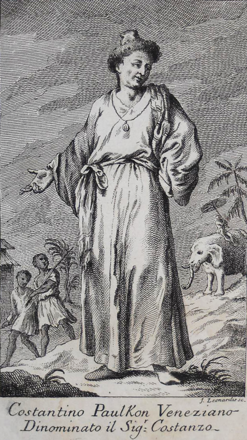 17th-century engraving of Constantine Phaulkon