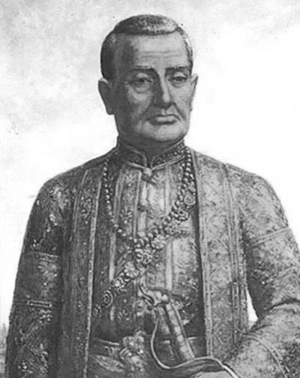 Portrait of King Rama I (Buddha Yodfa Chulaloke), Chakri Mahaprasad Hall, Grand Palace — public domain